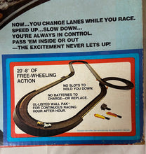 Load image into Gallery viewer, Father's Day 1974 Vintage Aurora Xlerators HO National Speedway #1203, complete w/inst minus cars