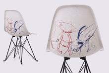 Load image into Gallery viewer, Futura Laboratories x Alchemist Art Cafe Custom Case Study Furniture® Eiffel Chair by Modernica