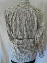 Load image into Gallery viewer, 60s/70s Groovy Unisex Fitted Paisley Westernboho Button Up By Potpourri