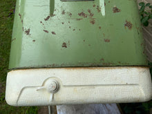 Load image into Gallery viewer, 1960’s Vintage Avocado Green Metal Cooler Gibson by Thermos Brand Picnic Ice Chest