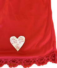 Load image into Gallery viewer, Vintage red hottt sexxxy lace slip