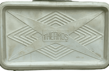 Load image into Gallery viewer, 1960’s Vintage Avocado Green Metal Cooler Gibson by Thermos Brand Picnic Ice Chest