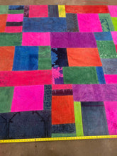 Load image into Gallery viewer, Gorgeous boho vintage mcm handmade 80 x118 one of a kind area rug.