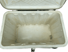 Load image into Gallery viewer, 1960’s Vintage Avocado Green Metal Cooler Gibson by Thermos Brand Picnic Ice Chest