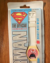 Load image into Gallery viewer, 1986 Rare Collectors Superman Dc Comics Watch.