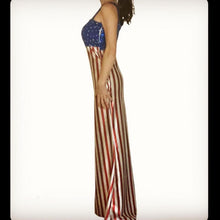 Load image into Gallery viewer, 4th of July/Statue of Liberty/Independence Day/Drag Queen/patriotic/USA Maxi Spandex Handmade dress