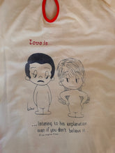 Load image into Gallery viewer, Extremely 70’s rare and amazing “Love Is” nylon gown.