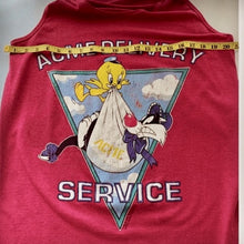 Load image into Gallery viewer, 1990’s Vintage Looney Toons top. Featuring Sylvester and Tweetie bird. Imperfections shown in pictures, Price reflected