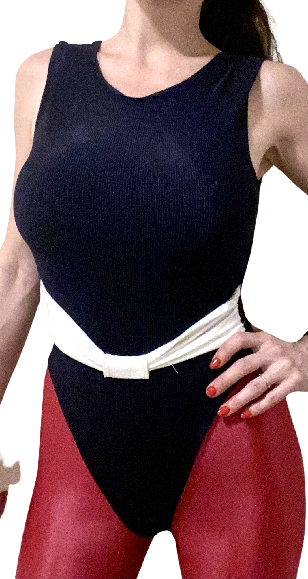 Only Leotards : Jayne M - Aerobic workout in a thong leotard !!