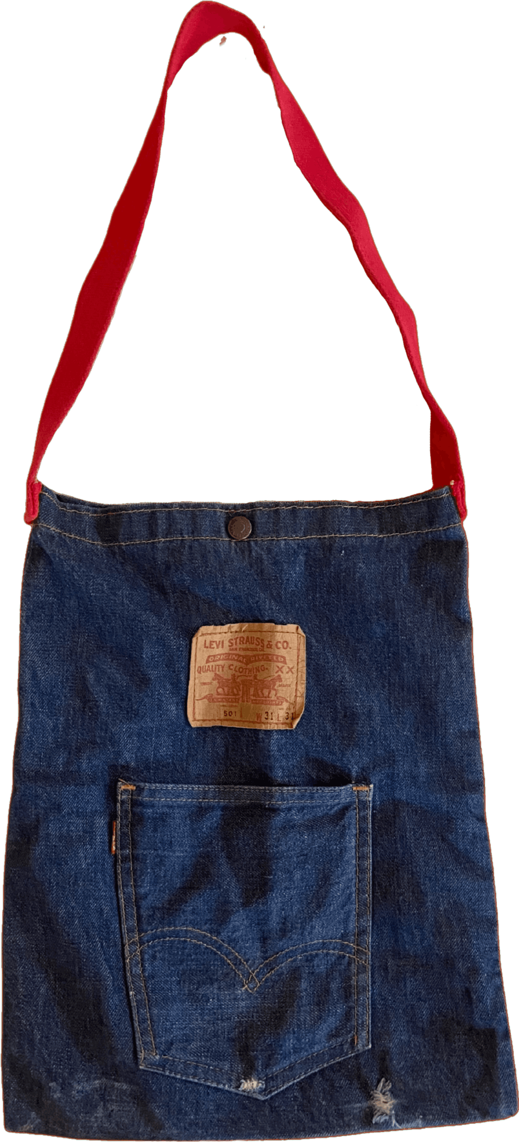 70’s Denim 501 Shoulder Bag by Now! Designs San Francisco