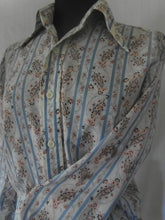 Load image into Gallery viewer, 60s/70s Groovy Unisex Fitted Paisley Westernboho Button Up By Potpourri
