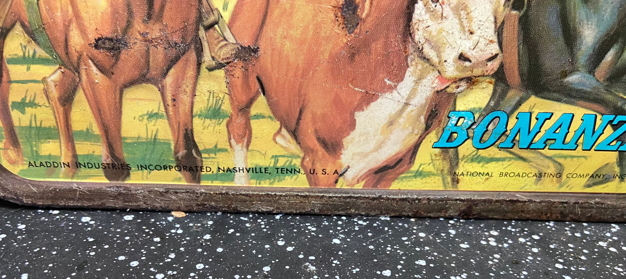 Iconic Bonanza Lunch Box, Aladdin Industries Incorporated, c1965