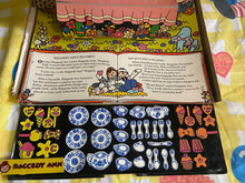 Load image into Gallery viewer, Raggedy Ann Pop-Up Tea Party 3D #4101 Colorforms 1974
