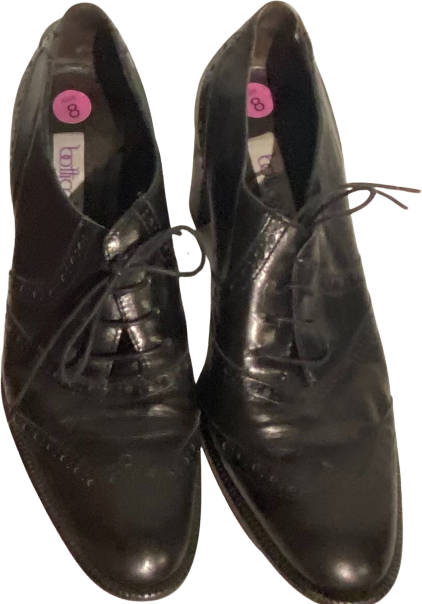 70’s Italian Leather Oxfords W/ Heels Ex Cond by Botticelli
