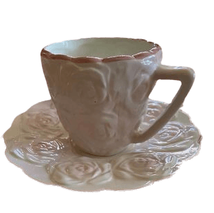 90s/00s Deadstk Nib 4 Vintage Inspired Tea Cup/saucer Set By Macy's