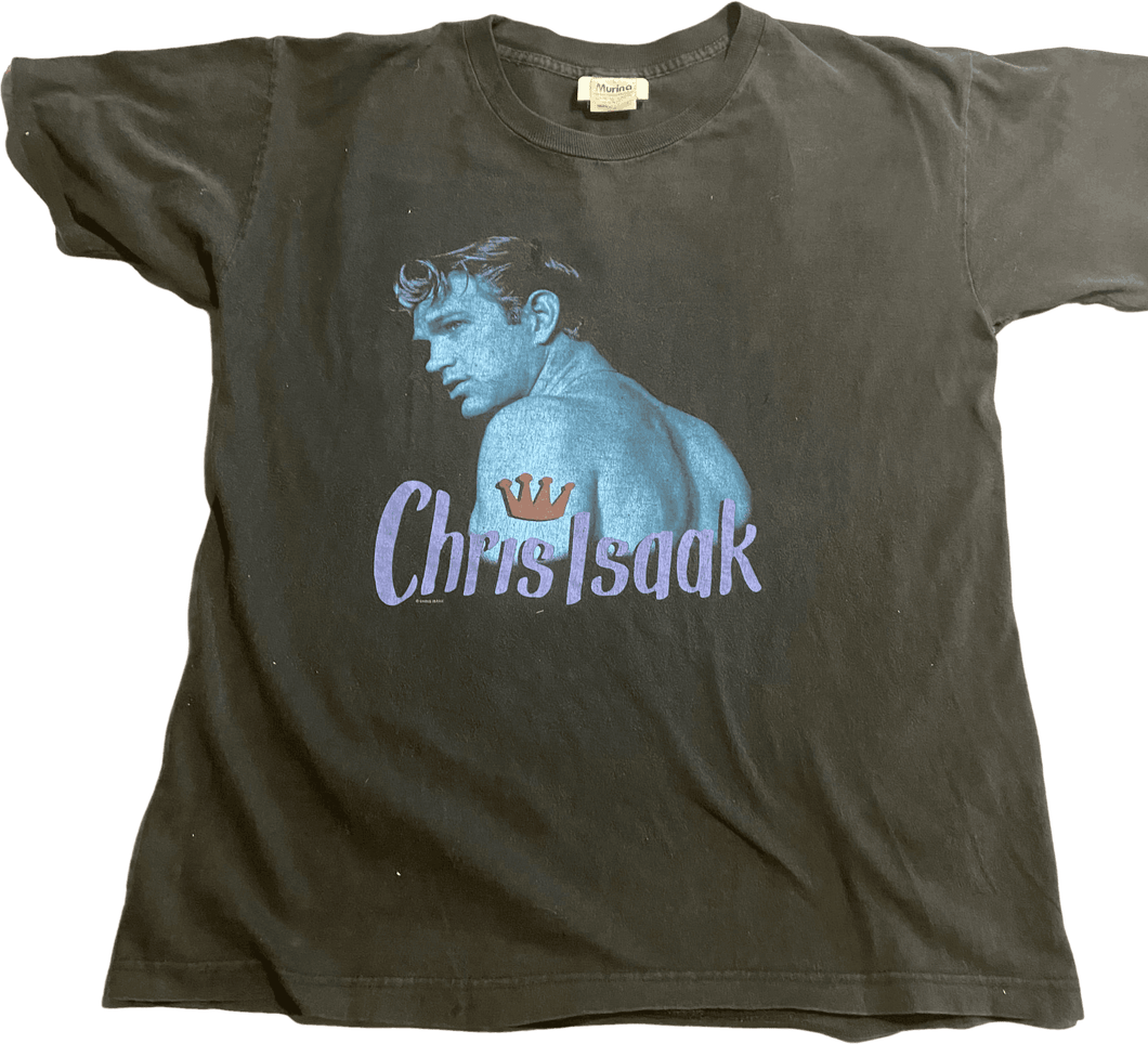 90's Rare Black Tour T-Shirt by Chris Issak