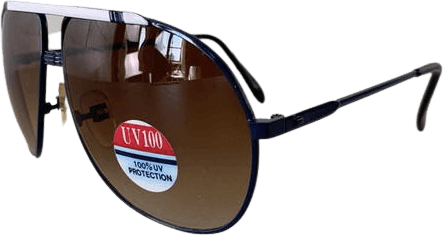 00's Does 70's Navy Deadstock Aviator Sunglasses